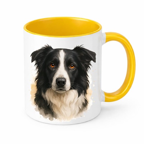 Border collie mug - border, crew