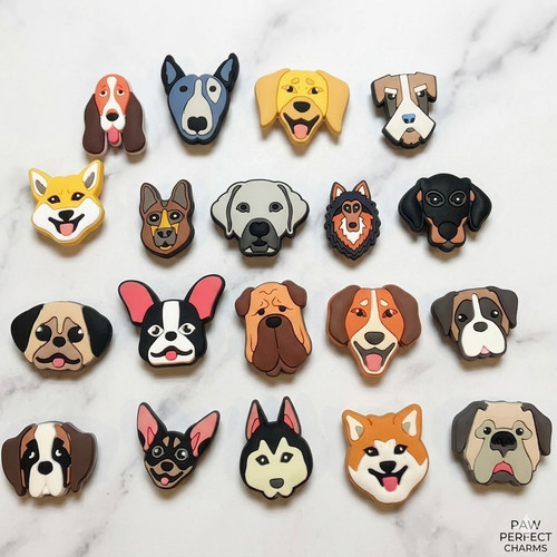 Dog croc charms pug collie - dog,