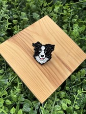 Border Collie Sheepdog Enamel