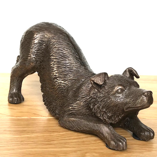 Border collie figurine heavy - border,