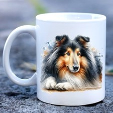 Rough Collie Mug, Pet Dog -