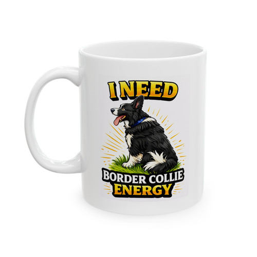 Border collie mug 11oz funny - collie,