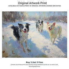 Border Collie Dogs | Print on